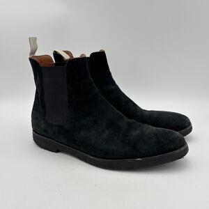 Common Projects Suede Chelsea Black Boots Men's 45 US 11